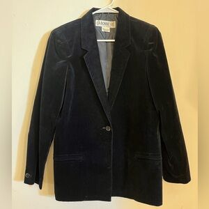 Velvet blazer